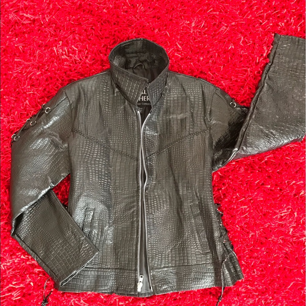 Buffalo Leather Jacket M-L Women’s